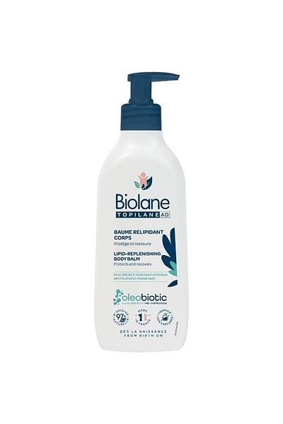 Biolane Topilane Ad Lipid-Replenishing Body Balm | For Protecting Baby's Skin | 350Ml