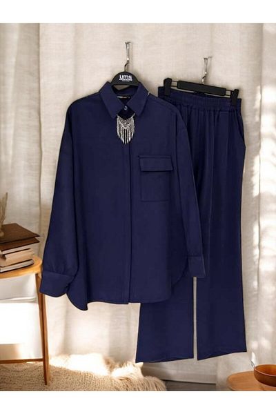 TCN Şahi̇n Single Pocket Salalı Double Suit 1588
