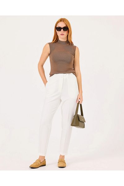 SEÇİL Pantaloni cu tăietură morcov cu talie elastică