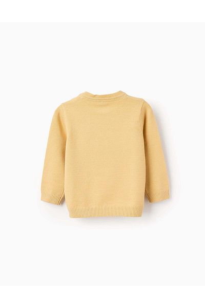 Ziddy Soft Knit Jumper for Baby Boys, Yellow