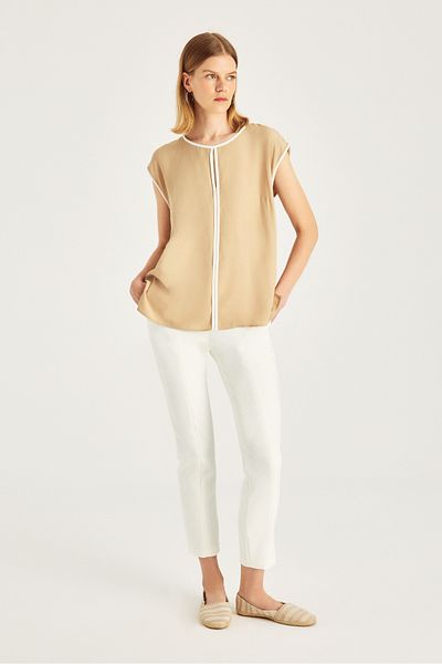 Naramaxx Contrast Stripe Blouse