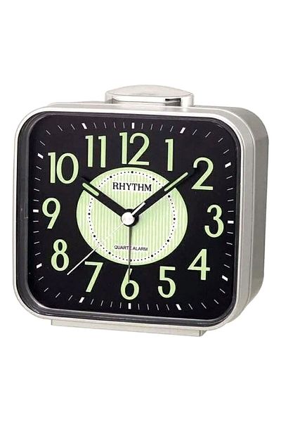 Rhythm Value Added Glow in the Dark Quartz Analog Beep Alarm Clock