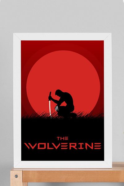 Saturn Pictură înrămate X-Men The Wolverine - Pictură poster film Marvel