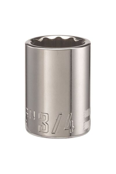 CraftSman Alloy Steel Rust-Resistant 12-Point Shallow Socket 1 and 2inch