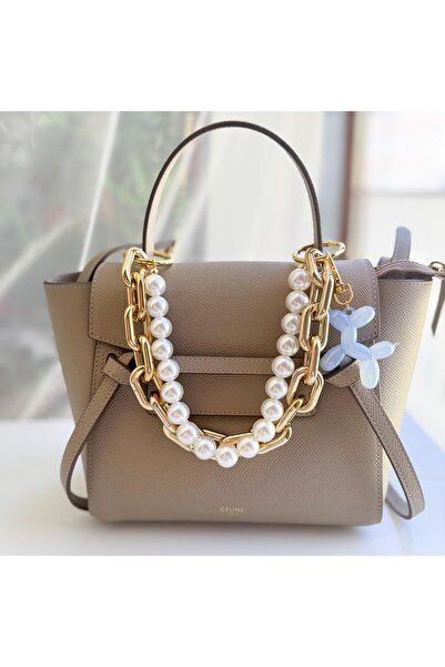 Venus Design Accesoriu pentru geantă de câine, cu lanț și perle