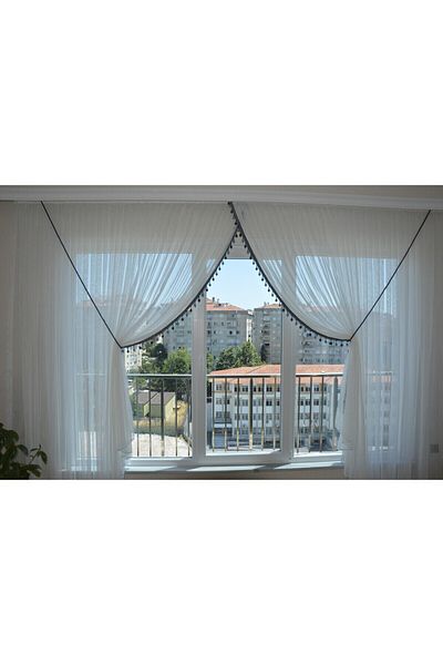 Mexess Premium Draped Bamboo Tulle - No Crease and No Iron, Heavy Gradient - Double Breasted - (1/3 Sik Pillet)