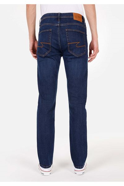 Colin's 044 Pantaloni de jeans pentru bărbați, albastru închis, cu talie joasă, cu picioare drepte