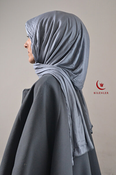 Bilenler Χτενισμένο βαμβακερό σάλι Hijab