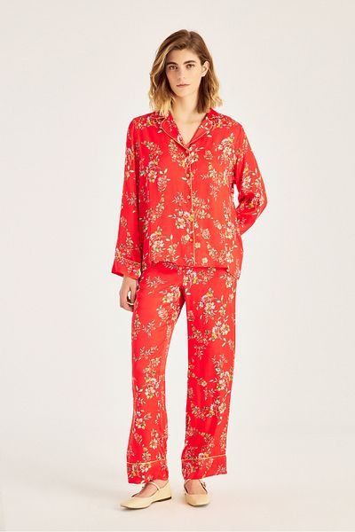 Naramaxx Long Sleeve Patterned Pajama Set