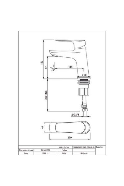 KALE Tandem Sink Faucet (H12)