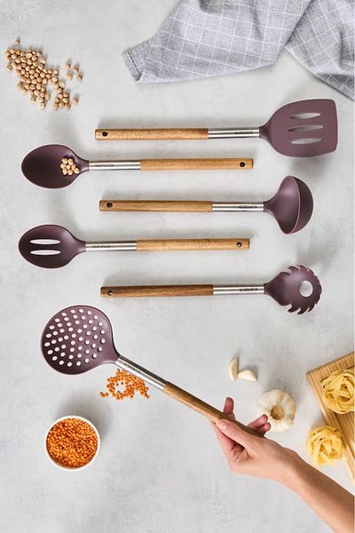 Karaca Celestia 6 Piece Acacia Serving Set
