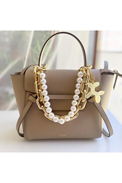 Venus Design Accesoriu pentru geantă de câine, cu lanț și perle