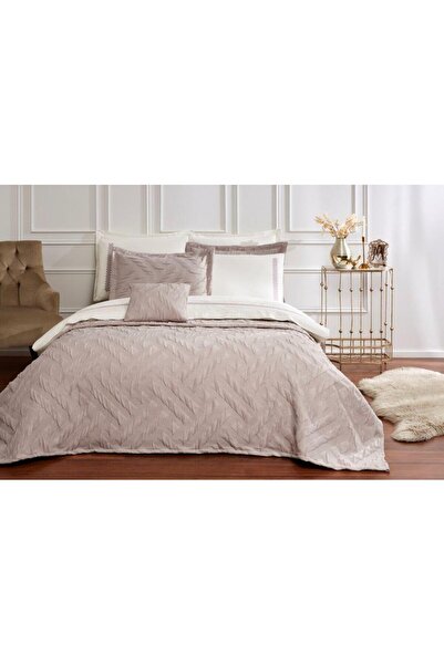 Özdilek Bridal Set - Bedspread & Duvet Cover Set, Gray Color