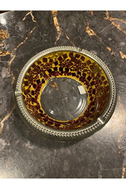 AntikHacı Vintage Çatlatma Cam Kül Tablası