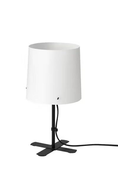 co arma Black White Side Table Lamp for Bedroom 31cm