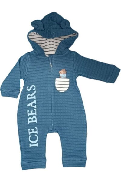 Tongs Baby 4861T Bebek Ice Bears Baskılı Tulum