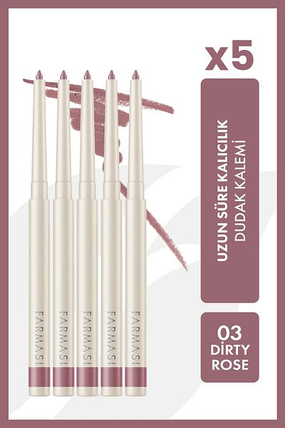Farmasi 5 Pack Lip Pencil - 03 Dirty Rose