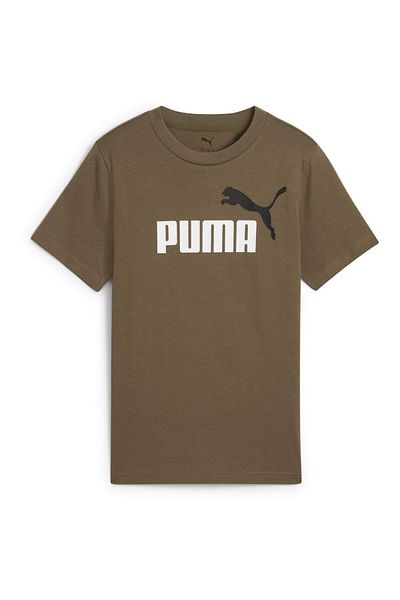 Puma Tričko Puma Ess 2 Color No.1 Logo Tee B, Brown, Kids