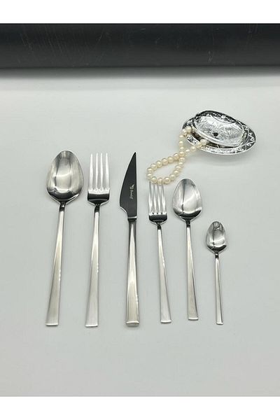 BRONDOFF 36 Piece Polished Steel Cutlery Set