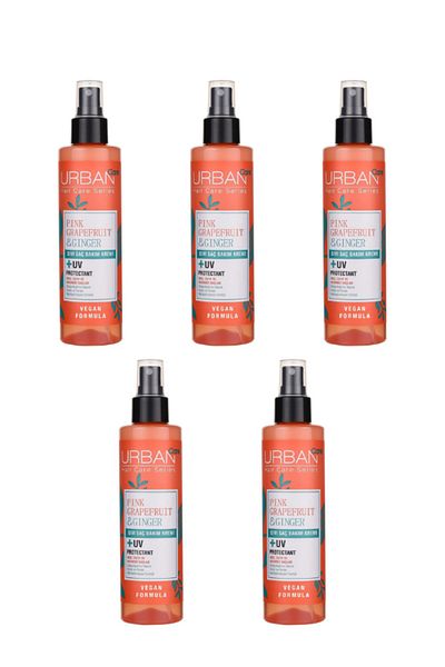 Urban Care Pink Grapefruit&Ginger Volumizing Liquid Hair Care Cream 200ml X5 Pcs