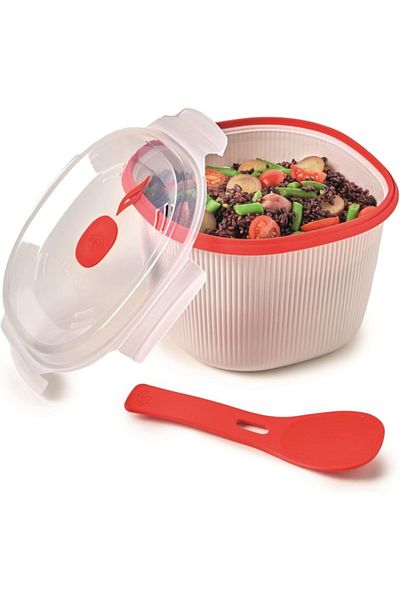Snips Dishwasher Safe Microwave Rice and Grain Cooker 2.7 Liter