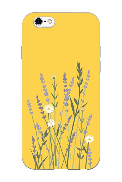 frondcase iPhone 6s Lavanta Sarı Telefon Kılıfı