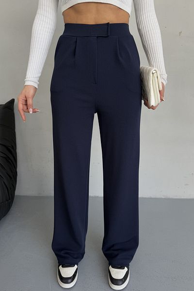BACK Velcro Adjustable Waist Lycra Palazzo Trousers