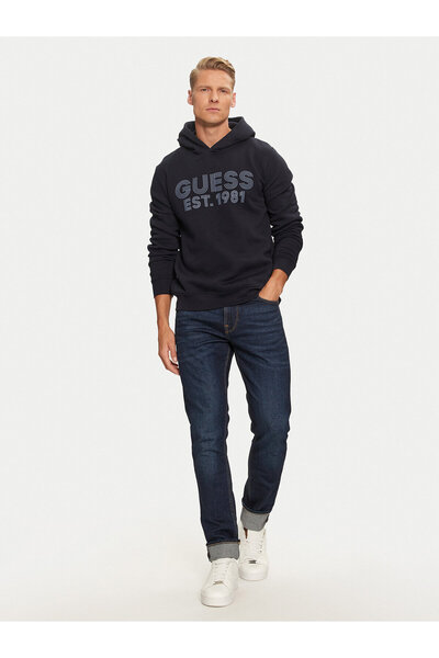 Guess Logo Embroidered Sweatshirt M4Yq36K9Z21-24K