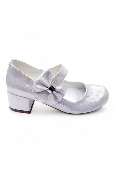 BEEBRON Rochie de Seara Ortopedica Cu Toc Pantofi Fete Seria Starry Abiayk2401 Alb