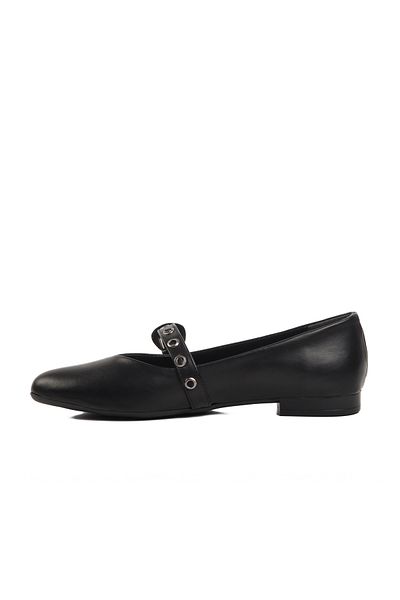AYAKMOD Black Light Belted Women's Ballerinas 354155   Z