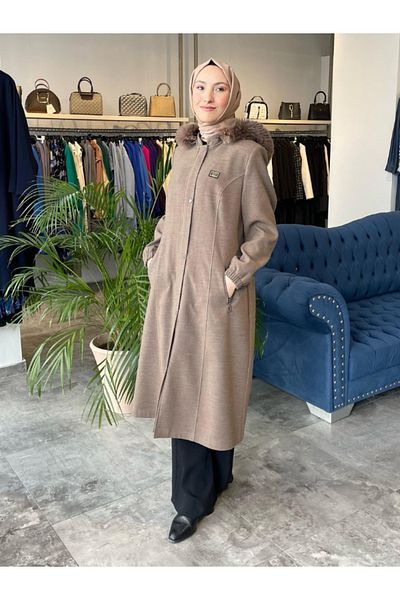 KAREN Women's Large Size Stamp Coat 748