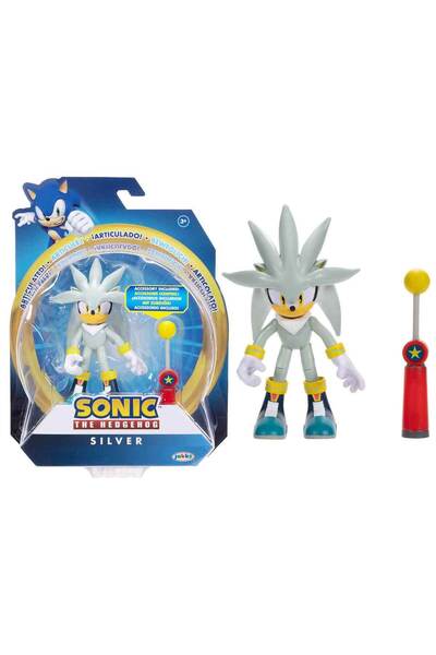 Cici Oyuncak Sonic The Hedgehog Silver Figür 10 cm Jakks Pacific Original