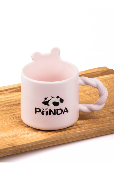 MUKKO HOME 3D Panda Embossed Porcelain Mug – 360ml, Cute and Stylish Design