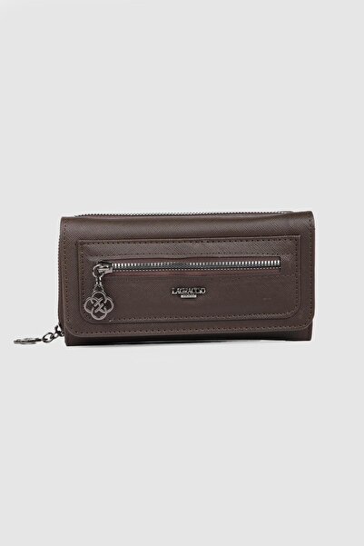 La La'Graccio Paris Kate Large Wallet - La'Graccio Paris Women's Brown