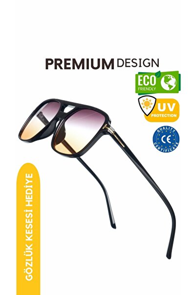 WATCHOFROYAL Royal Eyewear Re3885 - Unisex Black Gradient Sunglasses