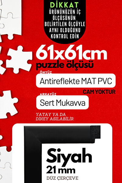 AtlasSG 21mm- 61x61 Cm Antireflekte Mat Pvc Li Fotoğraf 1000 parça Puzzle Bel...