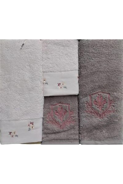 TEKSTİLDENİZİ Good Night Istanbul Bath-Bathroom Set Lovely Powder-Corn