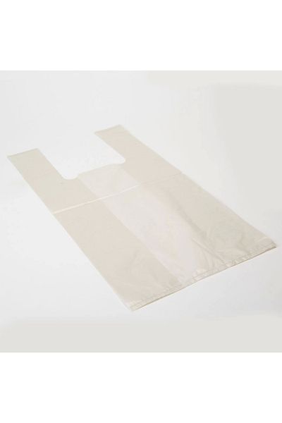 YOK YOK AMBALAJ Thick King Size White Bag 70cm X 43cm 20 Pieces