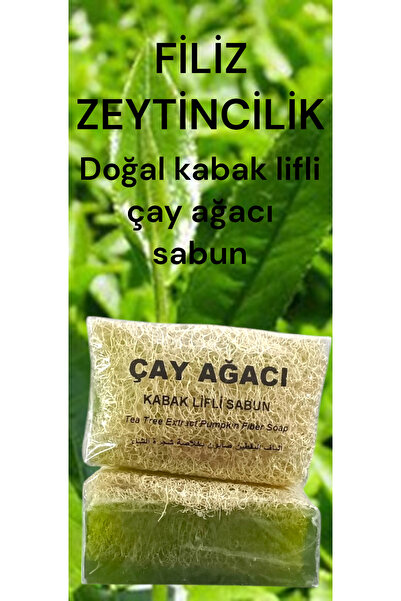 Filiz gıda Natural Pumpkin Fiber Tea Tree Soap