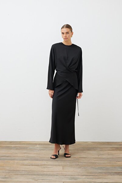 TERZİ DÜKKANI ΒΙΚΤΟΡΙΑ ΣΑΤΕΝ ΣΕΤ ΦΟΥΣΤΑΣ ΜΕ ΔΕΣΙΜΑ ΜΑΥΡΟ