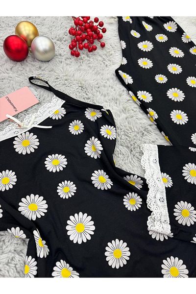 pijamaworld SET DE PIZAMA CU ȘASE LUNGURI DE VISCOSA MOALE CU CUREA DE SNA