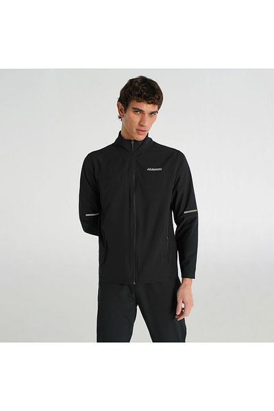 hummel Мъжко черно яке с яка стойка James