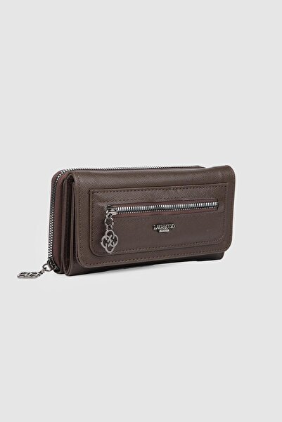 La La'Graccio Paris Kate Large Wallet - La'Graccio Paris Women's Brown