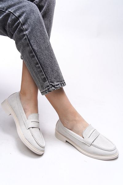 Riccon Γυναικείο Loafer Μπεζ Suatlı Mylmadia 0012665   μοντελοποιημένο