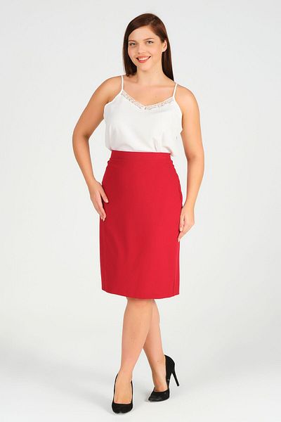 Shahiqa Plus Size Pencil Skirt