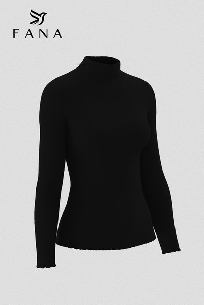 FANA Women's Half Turtleneck Camisole Bodysuit