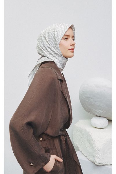 Armine 2025 Άνοιξη Καλοκαίρι 100% Twill μεταξωτό μαντίλι