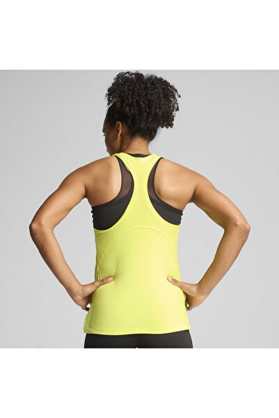 Puma Cloudspun Racerback Women's Green Round Neck Tank Top