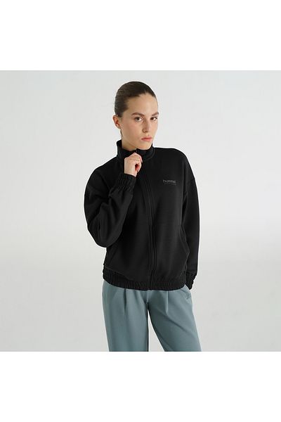 hummel Дамско черно яке с яка стойка Sabrina