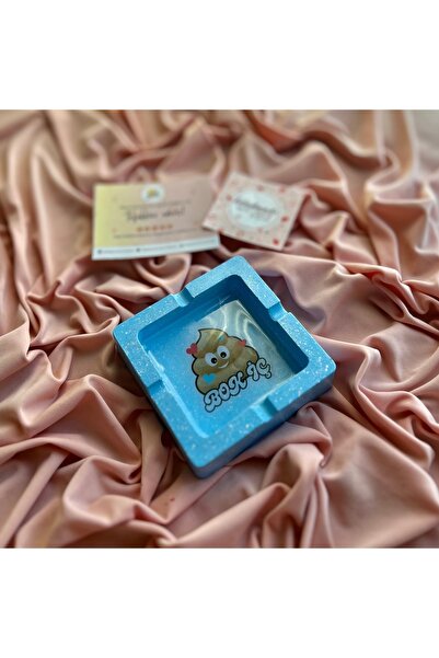 Handmade Dekoratif Esprili Bok İç Küllük - Hediyelik Küllük